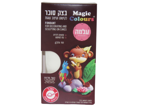 בצק סוכר לבן מסוג עלמה 150 גרם