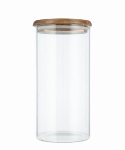 צנצת זכוכית עם מכסה 1200ML