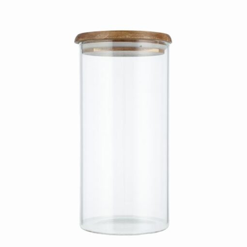 צנצת זכוכית עם מכסה 1200ML