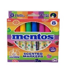 חפיסת 8 טושים ריחניים מנטוס