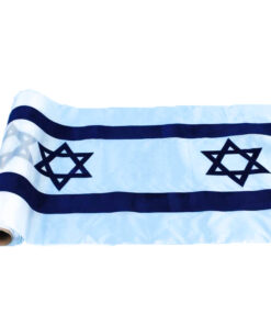 ראנר סאטן- טקסטורה דגל ישראל
