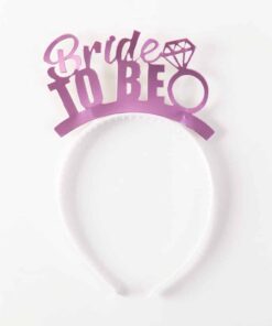 קשת למסיבת רווקות - Bride to be צבע ורוד