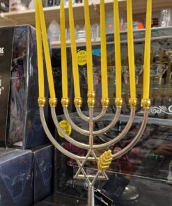 נרות חנוכה צהובים