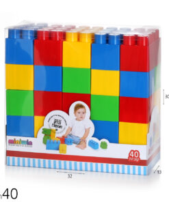 קוביות הרכבה ענק 40 יחידות