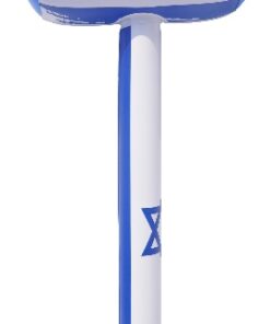 פטיש דגל ישראל עם פעמון 63 סמ