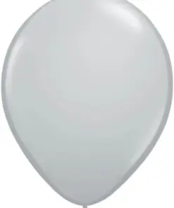 12" חבילת 100 בלונים פסטל אפור