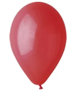חבילת בלונים בצבע אדום בהיר פסטל
