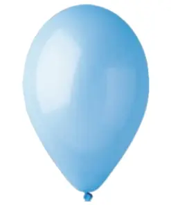 חבילת בלונים בצבע  תכלת פסטל