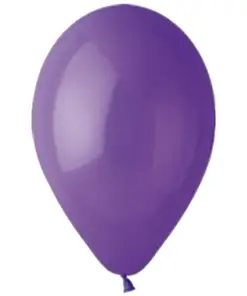 חבילת בלונים בצבע סגול פסטל כהה