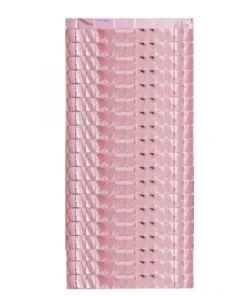 וילון דקורציה ריבועים רוז גולד
