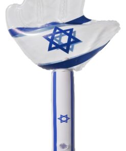 חמסה עם אורות דגל ישראל 64 סמ