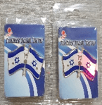 סיכת דגל ישראל כחולה אורות