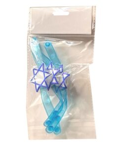 צמיד אור סיליקון מגן דוד 3 יח' בחבילה כולל סוללות