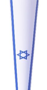 נבוט גדול דגל ישראל 110 סמ