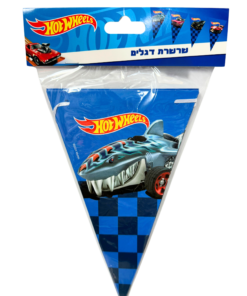 מכוניות Hot Wheels - שרשרת באנר לתליה לעיצוב וקישוט האירוע