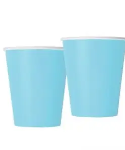 כוסות נייר תכלת