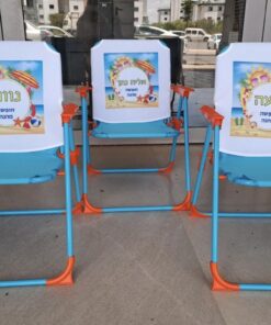 כסא קיץ מתקפל לילדים כולל מיתוג אישי