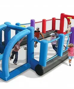 מתקן מתפנח מגרש כדורגל משולב עם כדורגל כדורעף דגם 9072