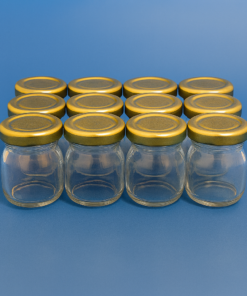 צנצנות דבש בקופסת PVC – 23×9×4 ס"מ - 10 יחידות