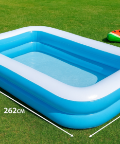 בריכה מתנפחת ענקית – 262×175×50 ס"מ | תכלת מרענן למשפחות