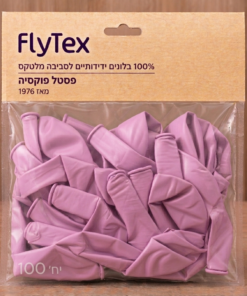 בלונים בצבע פסטל פוקסיה– חבילה של 100 יחידות בגודל 12 אינץ