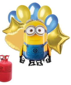 סט הליום ובלונים - מיניון