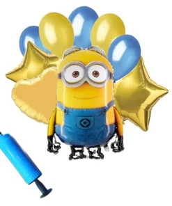 סט בלונים ומשאבה - מיניון