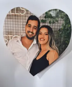 בלוק עץ בצורת לב