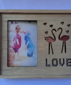 מסגרת מאירה / בלוק עץ מאיר LOVE