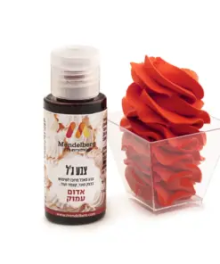 צבע מאכל ג'ל - אדום עמוק
