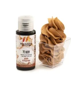 צבע מאכל ג'ל - חום שוקולד
