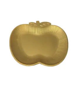 מגש עץ בצורת תפוח זהב