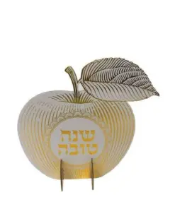 מרכז שולחן בצורת תפוח זהוב