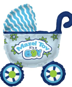 בלון מיילר עגלה 36 "- MAZEL TOV IT'S A BOY