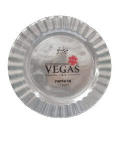 צלחת VEGAS שקוף - 28 ס