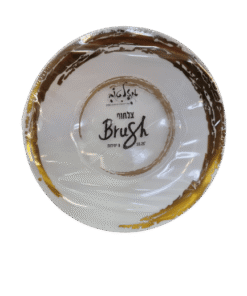 צלחת BRUSH לבן זהב - 26 ס"מ