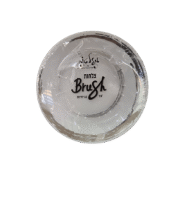 צלחת BRUSH לבן כסף - 19 ס"מ