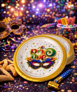 חבילת 10 צלחות נייר בקוטר 18 ס"מ