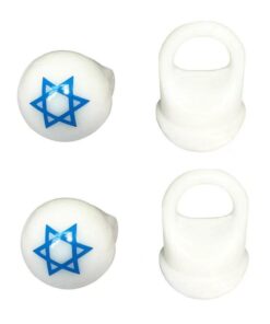 טבעות אור סיליקון ישראל 4 יח' בחבילה כולל סוללות