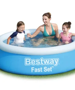 בריכה עגולה מתנפחת עם שפה עגולה Bestway