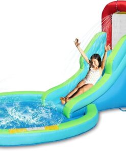 מתקן מתנפח משולב עם תותח מים דגם 9452 – חוויית קיץ רטובה ומלאת אקשן!