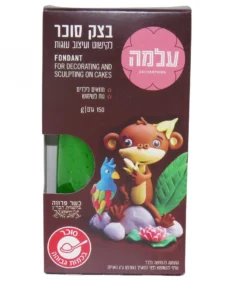 בצק סוכר ירוק מסוג עלמה 150 גרם