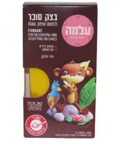 בצק סוכר עלמה 150 גרם צהוב