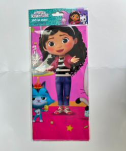 בית הבובות של גבי - מפת שולחן חגיגית וצבעונית מניילון
