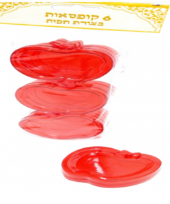 קופסאות תפוח אדום - 6 יחי – 8×7.5×2 ס