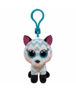 מחזיק מפתחות Ty Beanie Boos Clip – דגם Atlas השועל עם עיני הקריסטל המהפנטות  8 cm