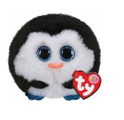 בובת Ty Puffies – דגם Waddles הפינגווין העגול והקפיצי עם העיניים המנצנצות 8 cm