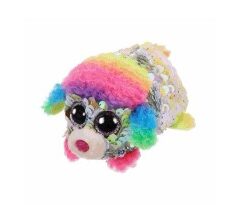 בובת Ty Teeny Tys – דגם Rainbow הפודל עם הפאייטים המתחלפים וצבעי הקשת 10 cm