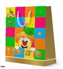 שקית קרטון+ שרוך למשלוח מנות 20*25 ס”מ