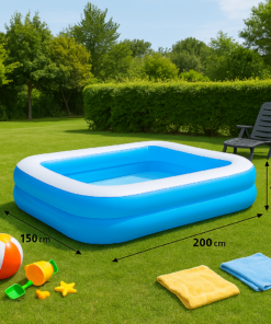 בריכה מתנפחת גדולה למשפחה – 200×150×50 ס